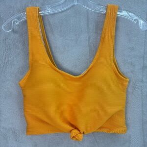 Coral Reef Swim Top Yellow Size S